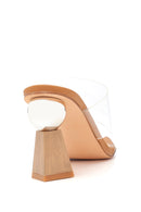 Women's Transparent Heeled Slippers | Derimod