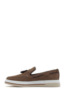 Men's Mink Suede Leather Casual Loafer | Derimod
