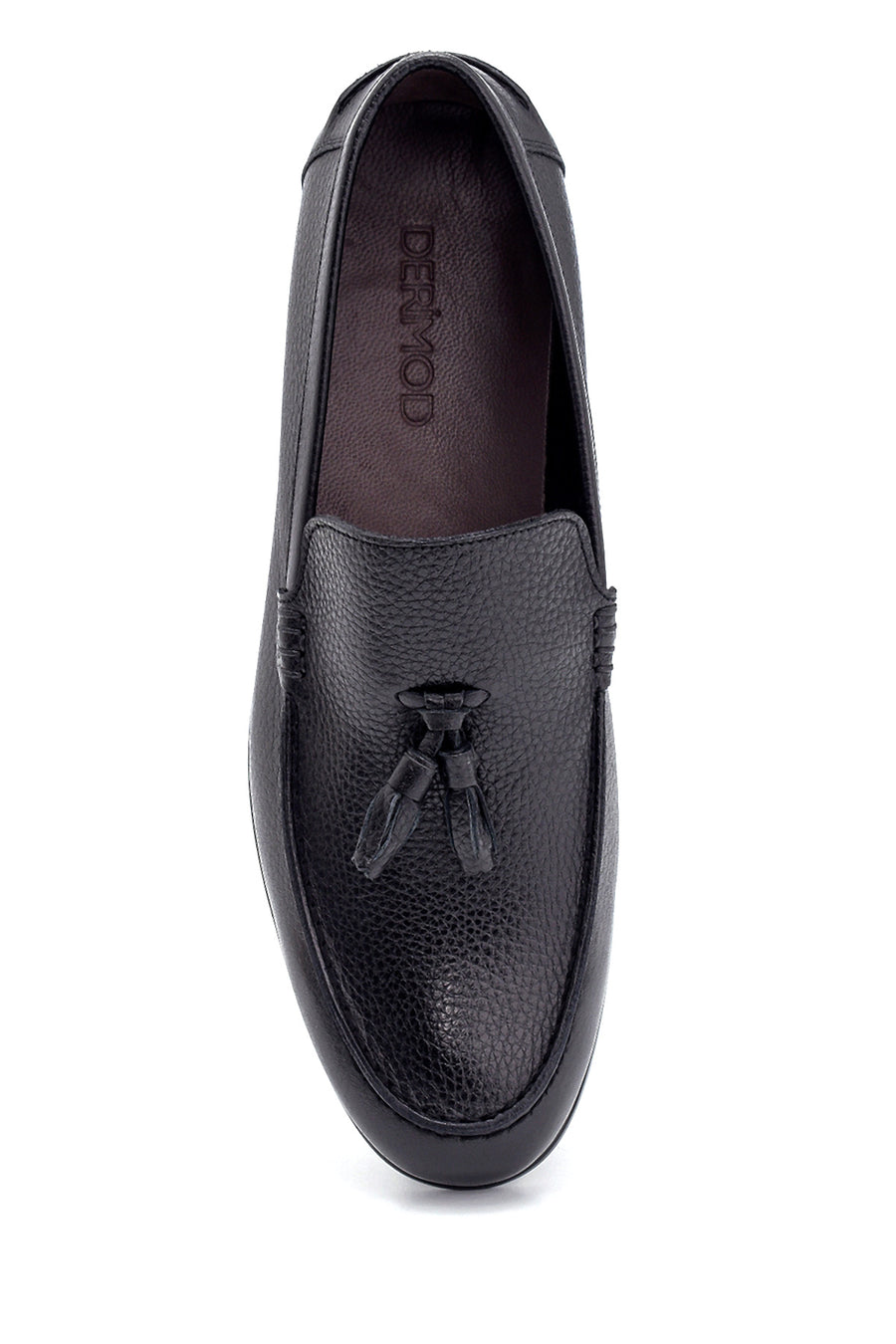 Erkek Deri Püskül Detaylı Loafer
