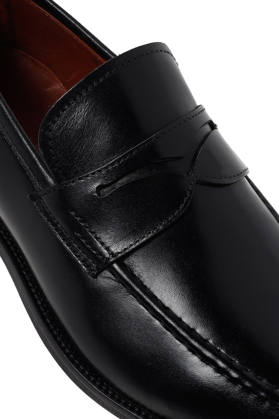Men's Black Leather Classic Loafer