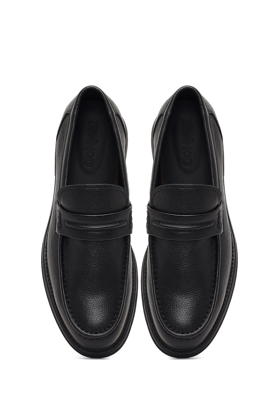 Men's Black Leather Loafer