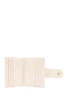 Woman Cream Quilted Card Holder | Derimod