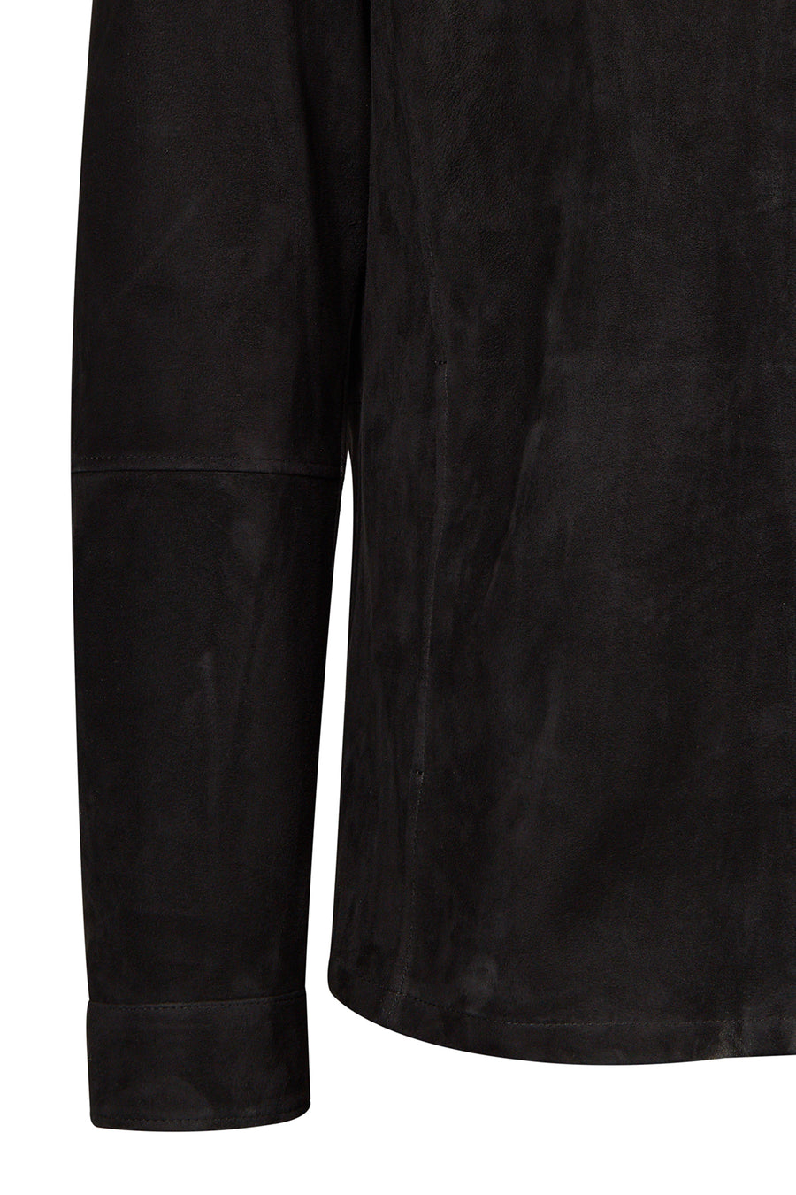 Olise Male Black Suede Jacket