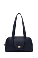 Woman Navy Blue Classic Shoulder Bag | Derimod