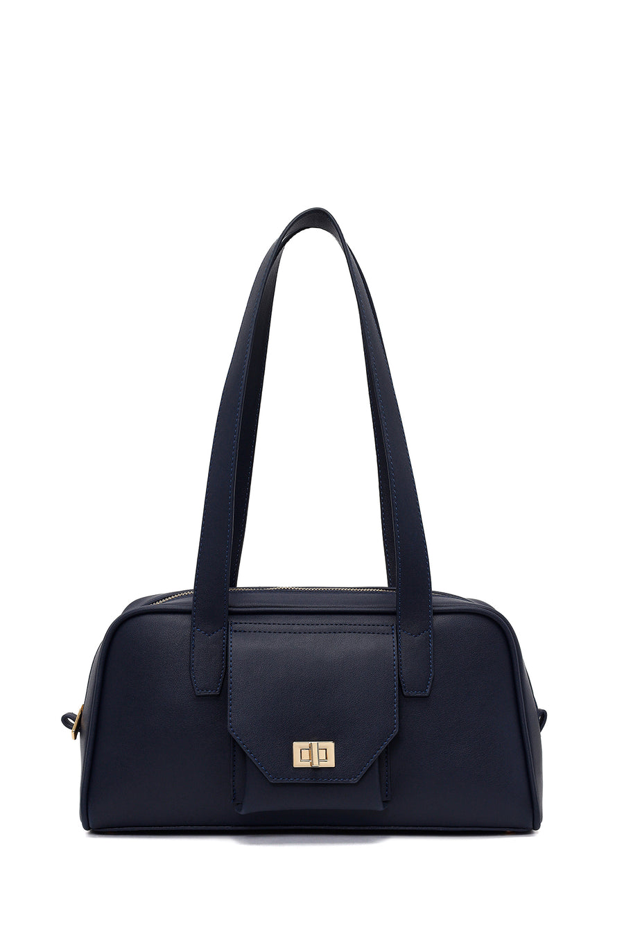 Woman Navy Blue Classic Shoulder Bag WB550001SV | Derimod