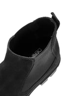 ACBC x Derimod Men's Black Suede Leather Chelsea Boots | Derimod