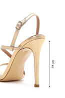 Women's Gold High Heel Sandals | Derimod