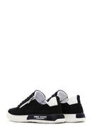 Men's Black Nubuck Leather Sneaker | Derimod