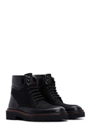 Men's Black Leather Boots | Derimod