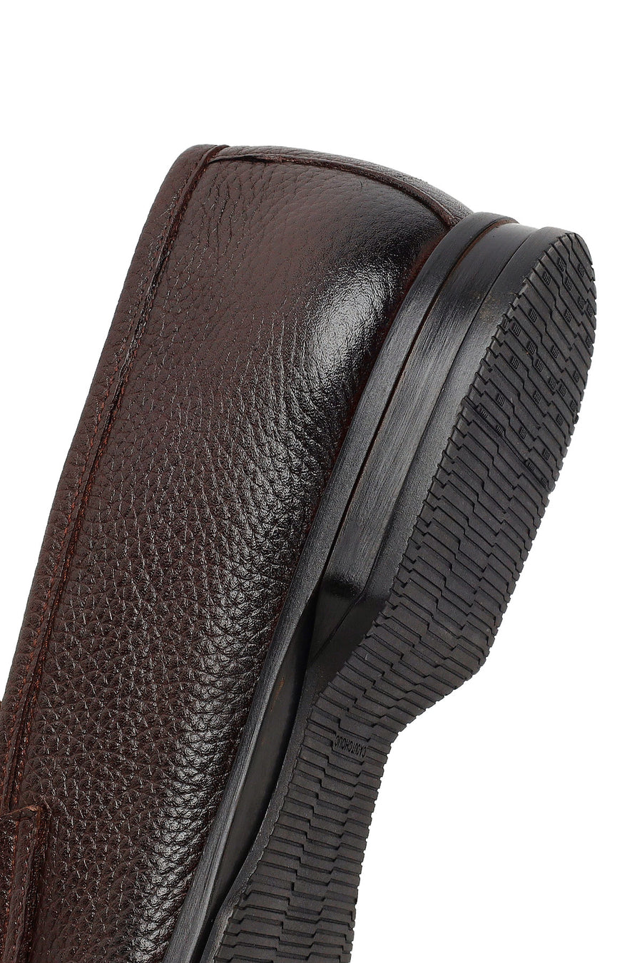 Erkek Kahverengi Deri Klasik Loafer