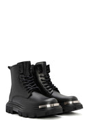 Men's Black Leather Boots | Derimod