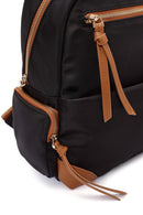 Women's Black Fabric Backpack | Derimod