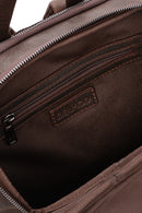 Men's Brown Leather Backpack | Derimod