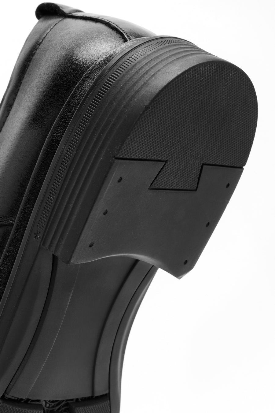 Men's Black Laced Leather Classic Shoes