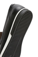 Men's Black Leather Casual Loafer | Derimod