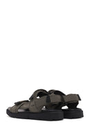 Geox Men's Green Xand 2s Fabric Sandals | Derimod