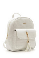 Women's Crocodile Patterned Backpack | Derimod