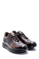 Men's Leather Crocodile Patterned Sneaker | Derimod