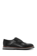 Men's Black Leather Oxford Casual Shoes | Derimod