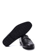 Men's Leather Buckle Loafer | Derimod