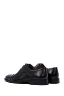 Male Black Lace-Up Leather Casual Shoes | Derimod