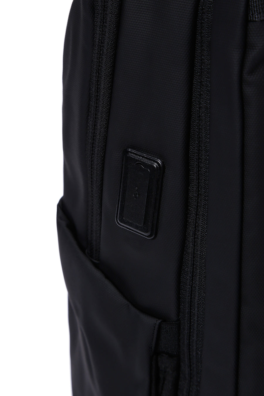 D-Pack Unisex Black Technological Fabric Hardcase Backpack