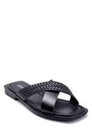 Women's Leather Slippers | Derimod