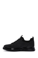 Men's Black Nubuck Leather Sneaker | Derimod