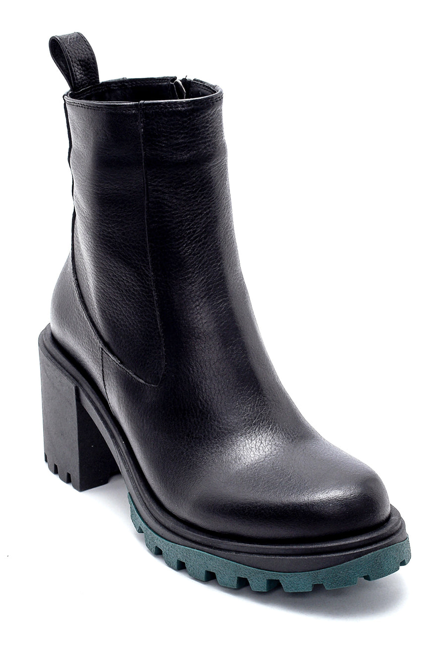 Women's Leather Heeled Boots
