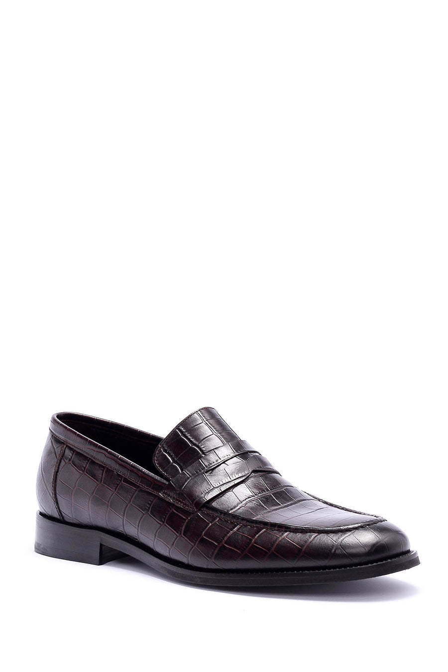 Crocodile Patterned Men's Shoes