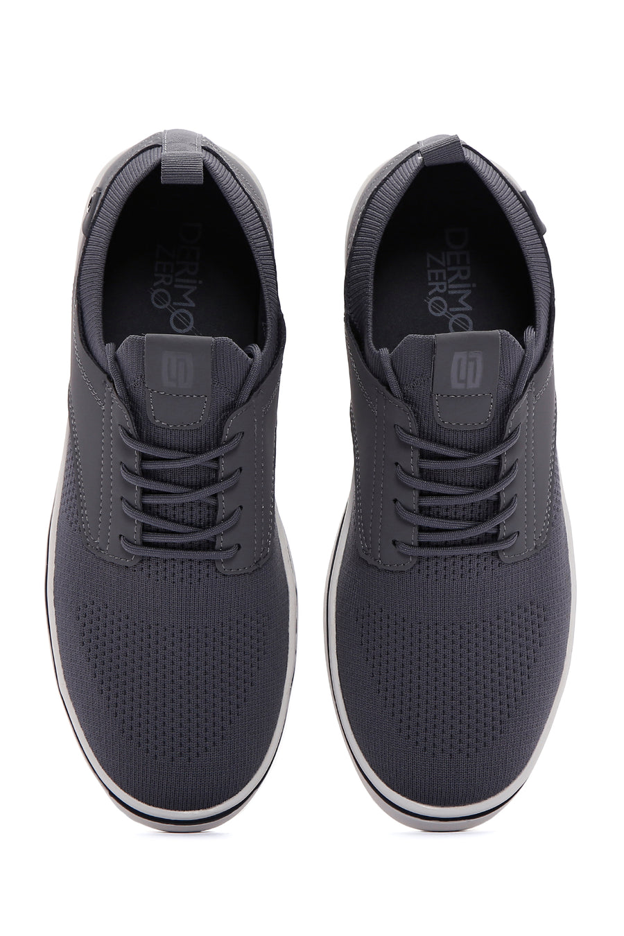 Derimod Zero Men's Gray Lace-Up Sneaker