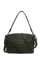 Woman Green Long-Strap Crossbody Bag | Derimod