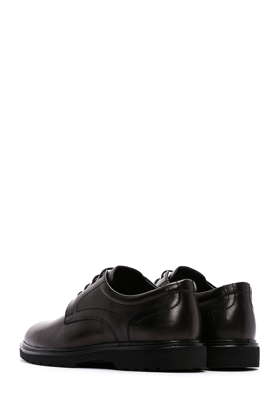Men's Black Leather Casual Shoes