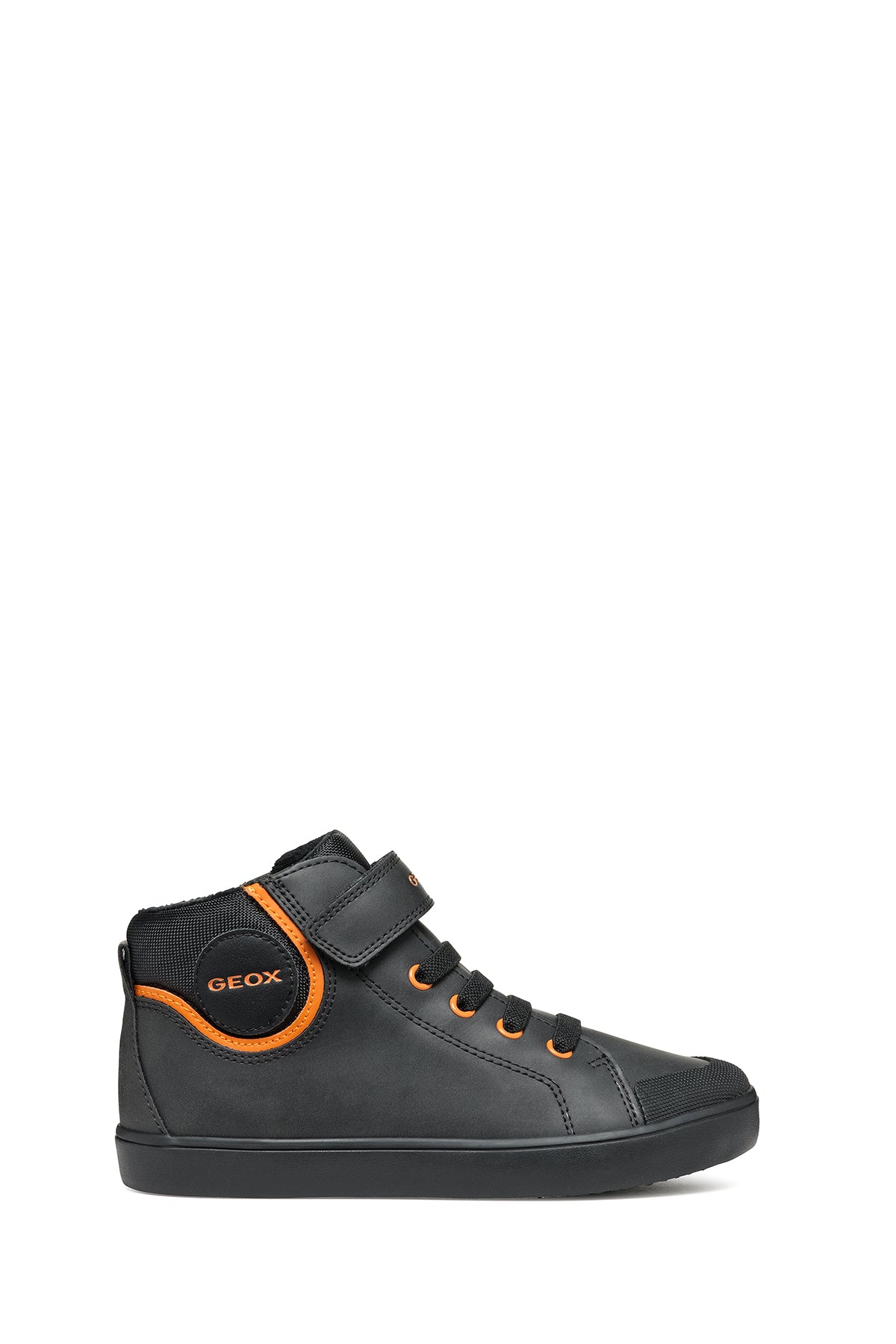 Geox Boy Black High-Top Sneakers J465CC0MEFUC9279 | Derimod