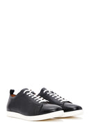 Men's Black Leather Sneaker | Derimod