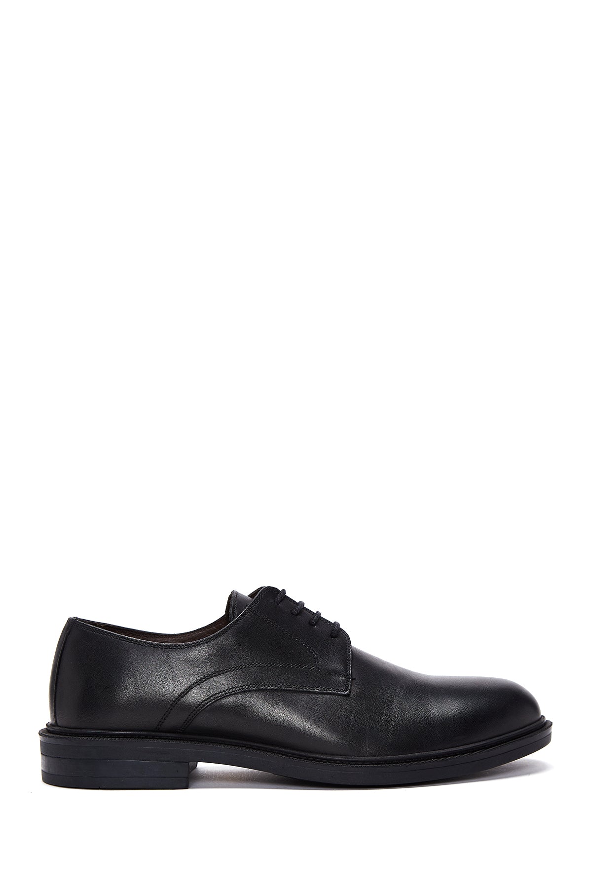 Men's Black Lace-up Leather Casual Shoes 24WFD670018 | Derimod