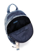 Women's Blue Fabric Backpack | Derimod