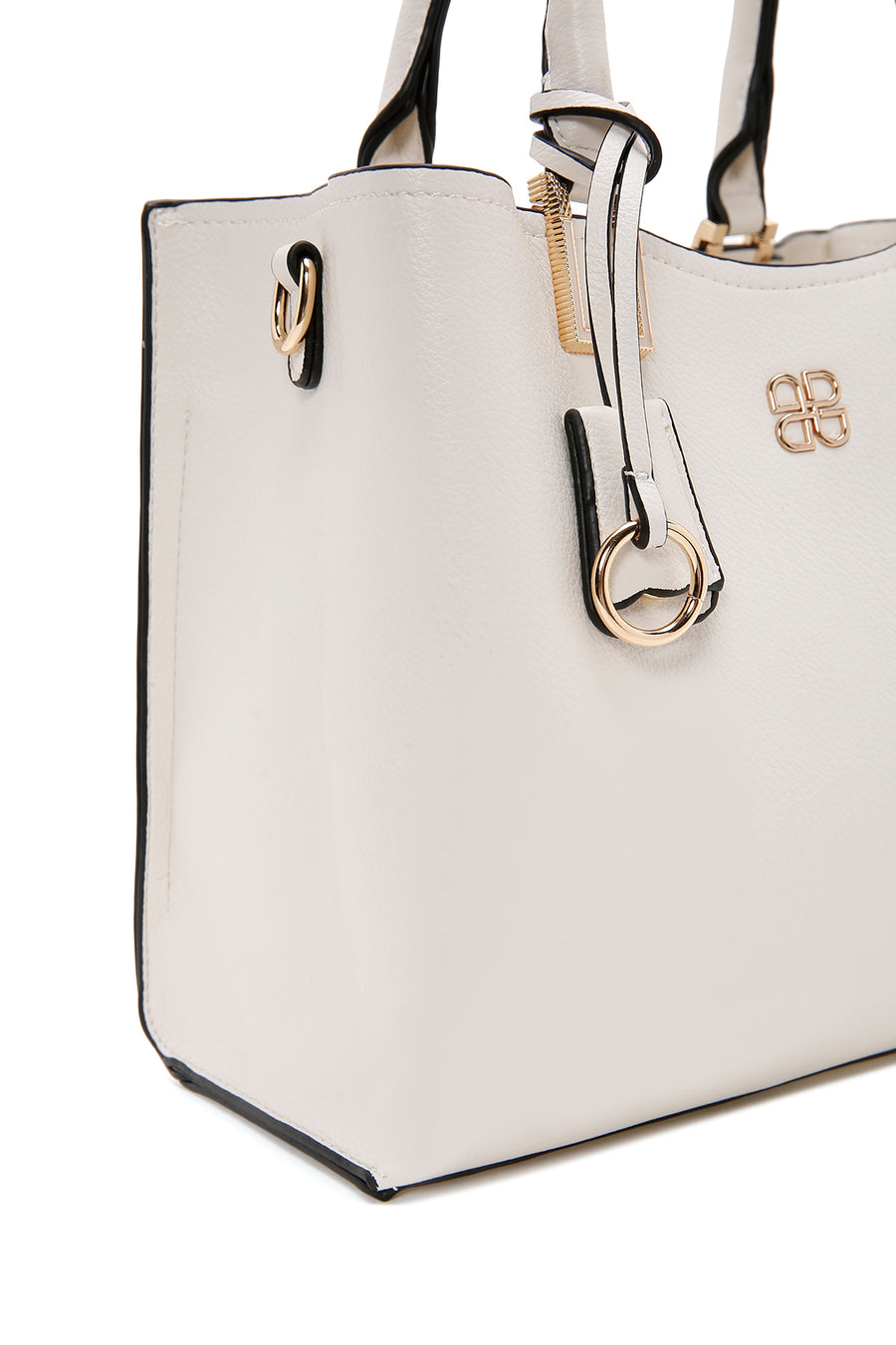 Women's Ecru Long Shoulder Bag