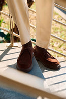 Male Brown Lace-up Suede Casual Shoes | Derimod