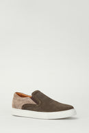 Suede Men's Leather Loafer | Derimod