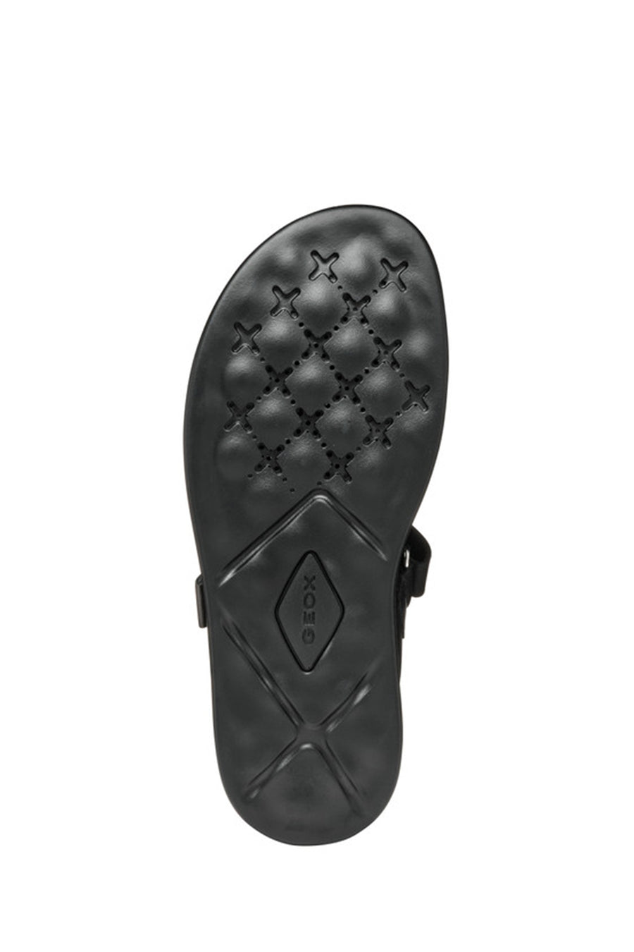 Geox Women Black D Xand 2S E - Smo. Lea + Pear Strappy Leather Sandals