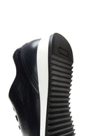 Men's Navy Blue Leather Sneaker | Derimod