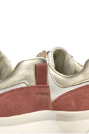 Geox Women's White Nebula 2.0 X Lace-Up Chunky Sole Leather Sneaker | Derimod