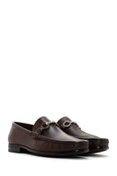 Men's Brown Leather Casual Loafer | Derimod