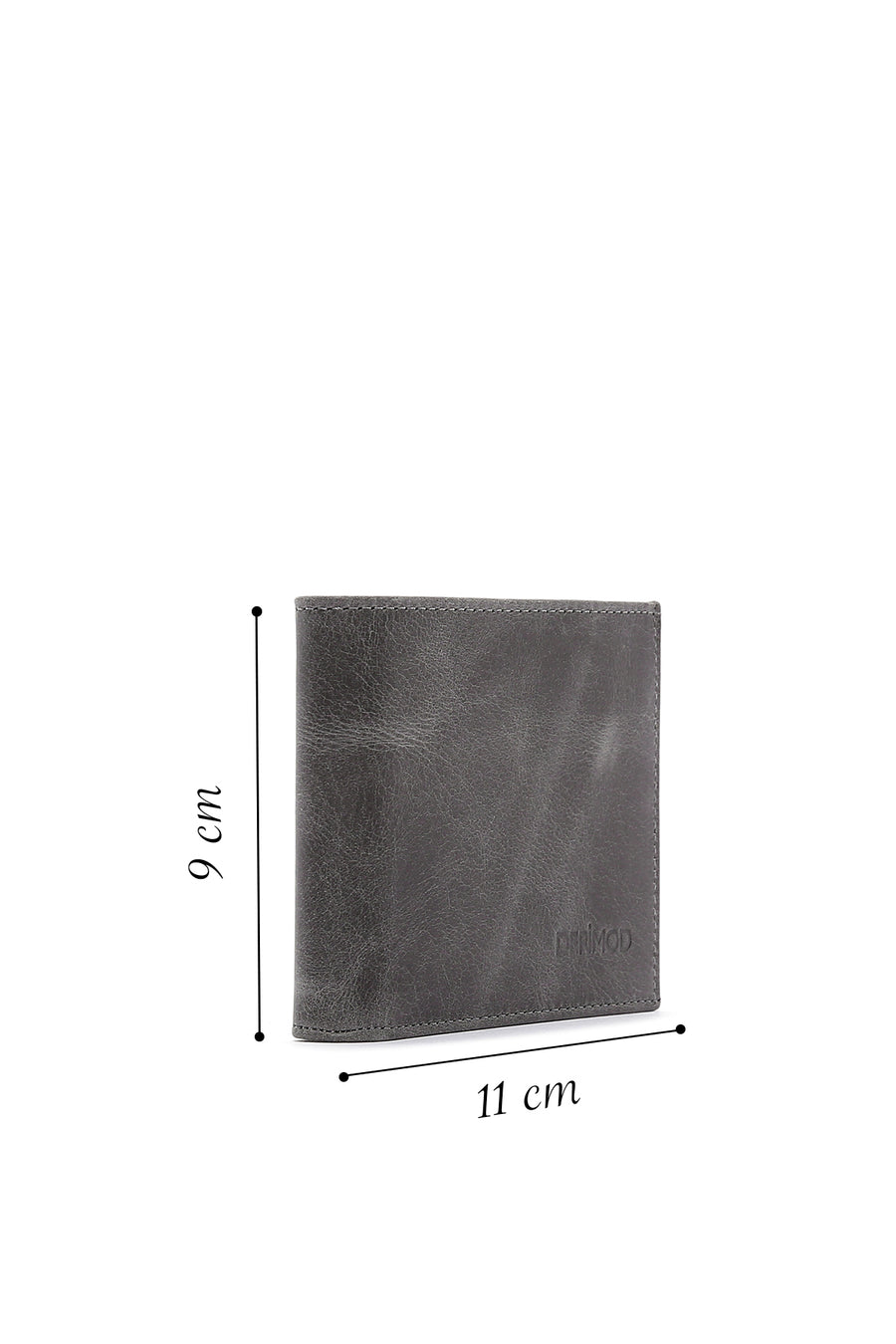 Men's Gray Leather Wallet