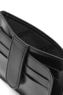 Men's Black Leather Card Holder | Derimod