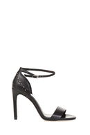 Ankle Strap Women's Leather Heeled Shoes | Derimod