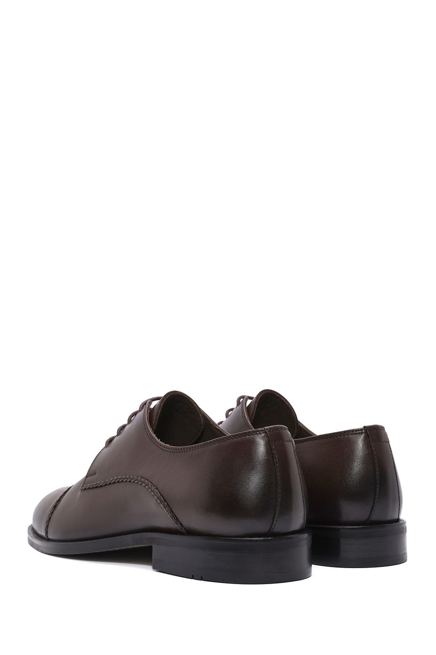 Men's Brown Laced Leather Classic Shoes