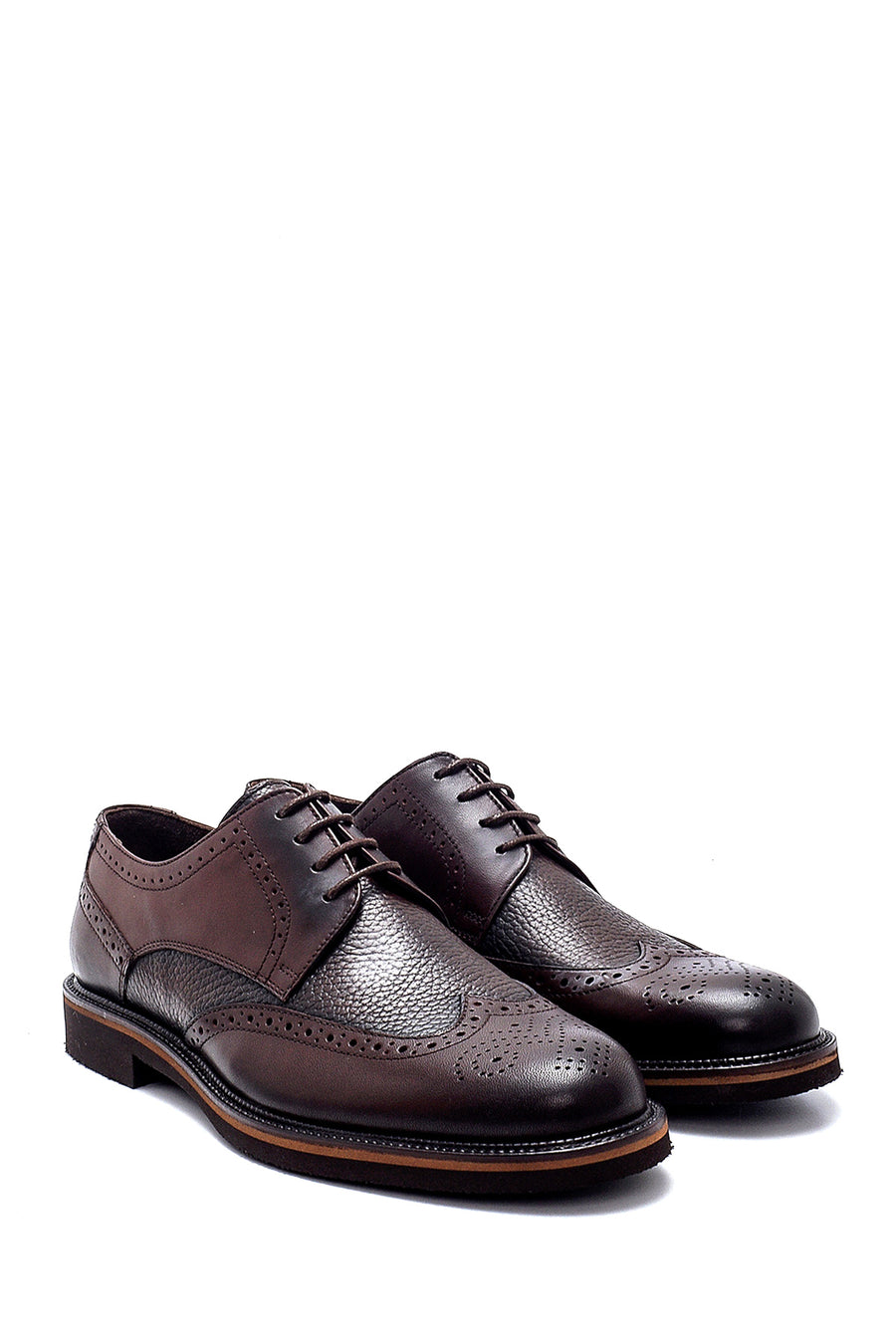 Men's Leather Crocodile Patterned Shoes