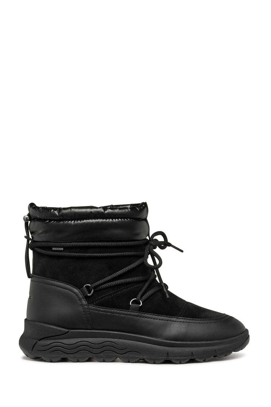 Geox Women's Black Spherica 4x4 Abx Waterproof Leather Outdoor Boots D4626A08522C9999 | Derimod